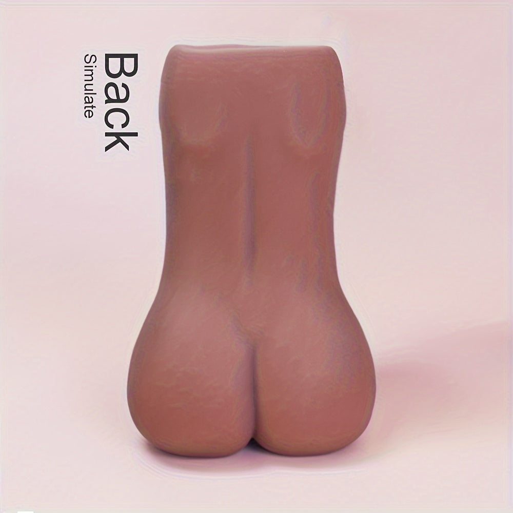 Realistic Silicone Pocket Pussy Male Masturbator - Textured Tight Vagina for Enhanced Stimulation. Safe & Skin-Friendly Adult Sex Toy for Men