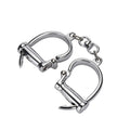 Stainless Steel Female Male Handcuff Metal Ankle Cuffs Wrist Cuff for Couple Bdsm Bondage Restraints Adult Game Sex Toys