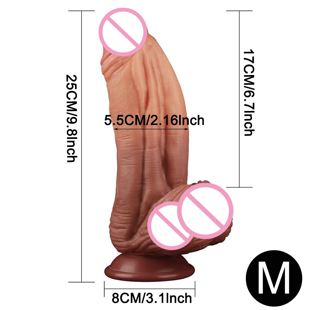 10.6นิ้วขนาดใหญ่ Dildo ดูดถ้วย Dildo สำหรับ Anal เหมือนจริง Dildo สมจริง Penis เพศของเล่นสำหรับหญิงเพศผู้ใหญ่ shop 18 +
