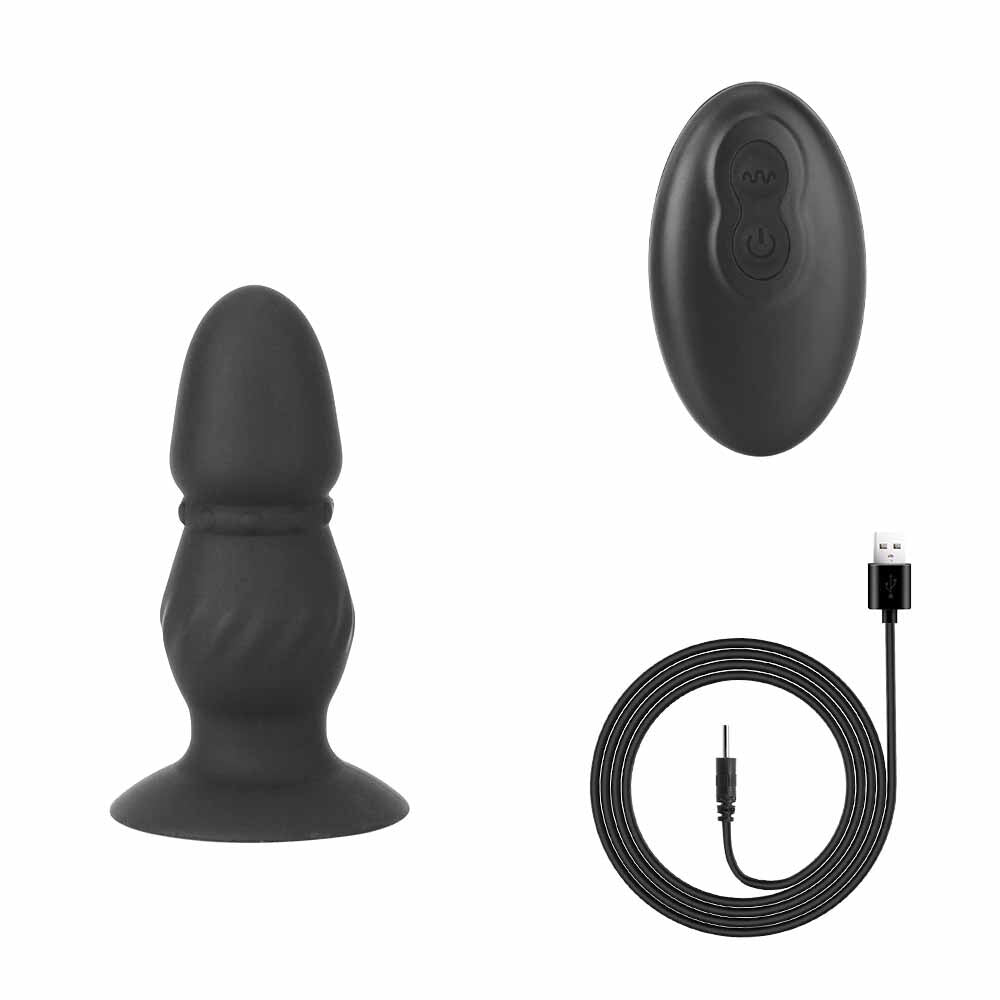 10 Speeds G-Spot Stimulation Bead Dildo Vibrator Remote Control Anus Vibrating Dildo Prostate Massager Vibrator Sex Toys for Men