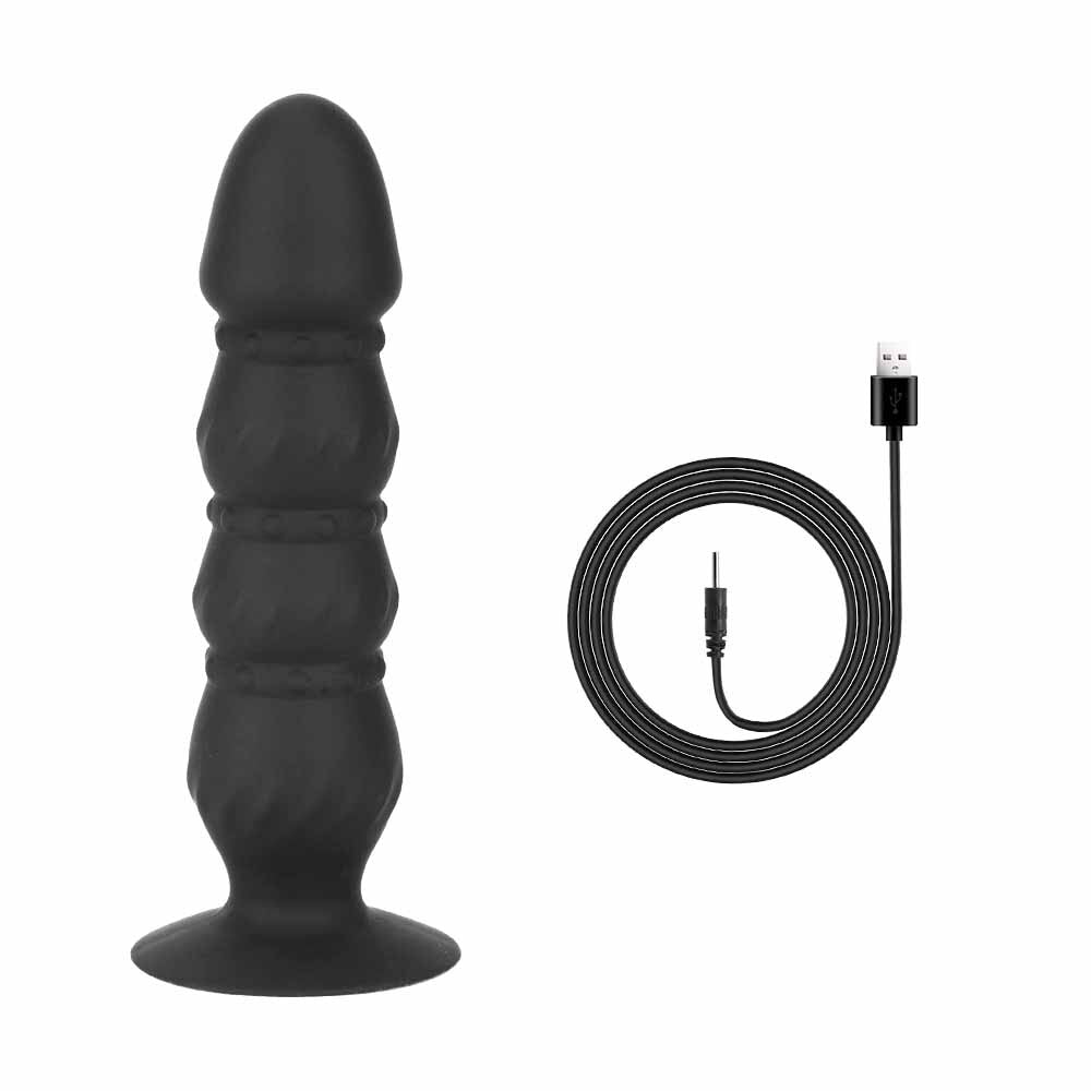 10 Speeds G-Spot Stimulation Bead Dildo Vibrator Remote Control Anus Vibrating Dildo Prostate Massager Vibrator Sex Toys for Men