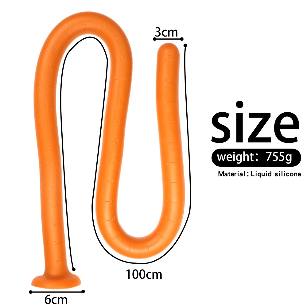 100cm Super Long Butt Plug Dildo Anal Long Adult Sex Toy for Men Prostate Massgaer Anus Vaginal Dilator Anal Plug Long Plug Butt