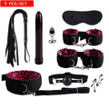 11PCS Set Leather Sex Toys for Adult Game Erotic BDSM Sex Kits Bondage Handcuffs Sex Game Whip Gag SM Bdsm Toys Nipple Clamps