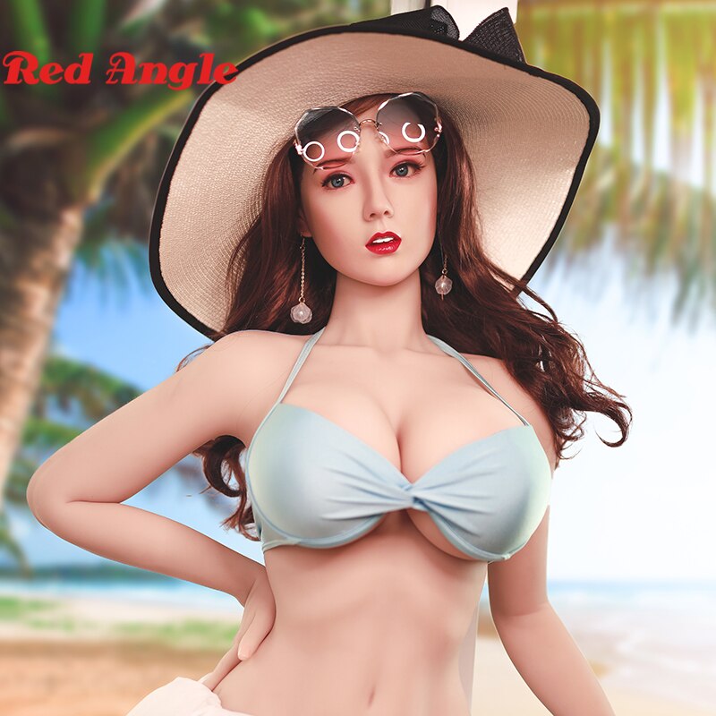 สีแดงมุม168ซม.จริงซิลิโคนเพศตุ๊กตาเซ็กซี่ Body Full Platinum ซิลิโคน Breast หีสมจริงหี Anal Sex สำหรับ Man