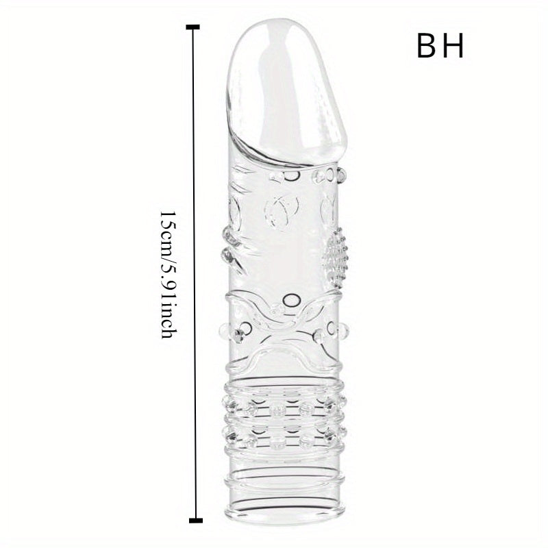 Penis Ring Crystal Penis Sleeve Lock Sperm Resistance Adult Supplies