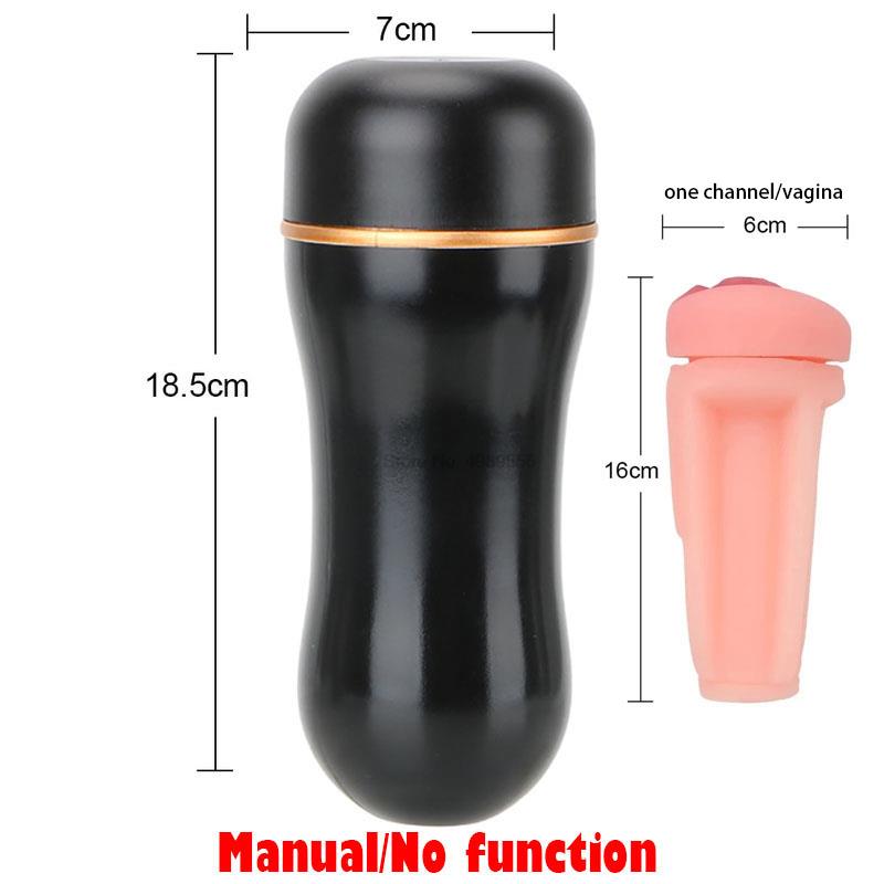 18 + ชาย Masturbator อวัยวะเพศชายปั๊ม Vibrator ผู้ใหญ่ความอดทนการออกกำลังกายช่องคลอดประดิษฐ์10ความเร็วอวัยวะเพศชาย Delay Trainer เซ็กซ์ทอยสำหรับ Me