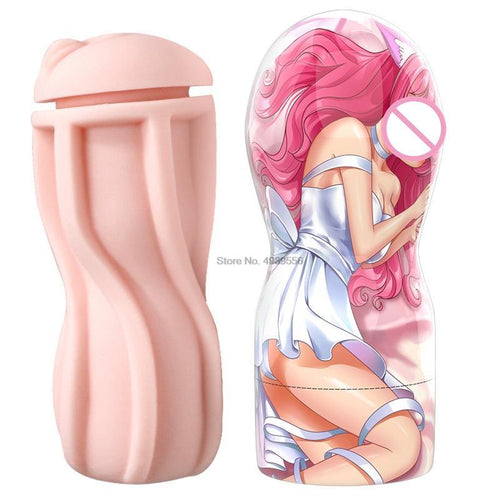 2022 New Anime ชาย Masturbator คัพนุ่มหีเซ็กซ์ทอยโปร่งใสช่องคลอดผู้ใหญ่ความอดทนการออกกำลังกาย Masturbation อุปกรณ์ชาย