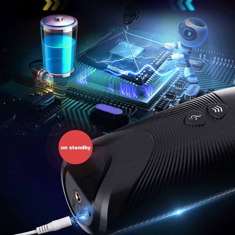 Telescopic หมุน Oral Sex เทรนเนอร์ Man Masturbation ถ้วยอมควยเซ็กซ์ทอยผู้ใหญ่สินค้าผู้ชายอัตโนมัติ Masturbator ชาย