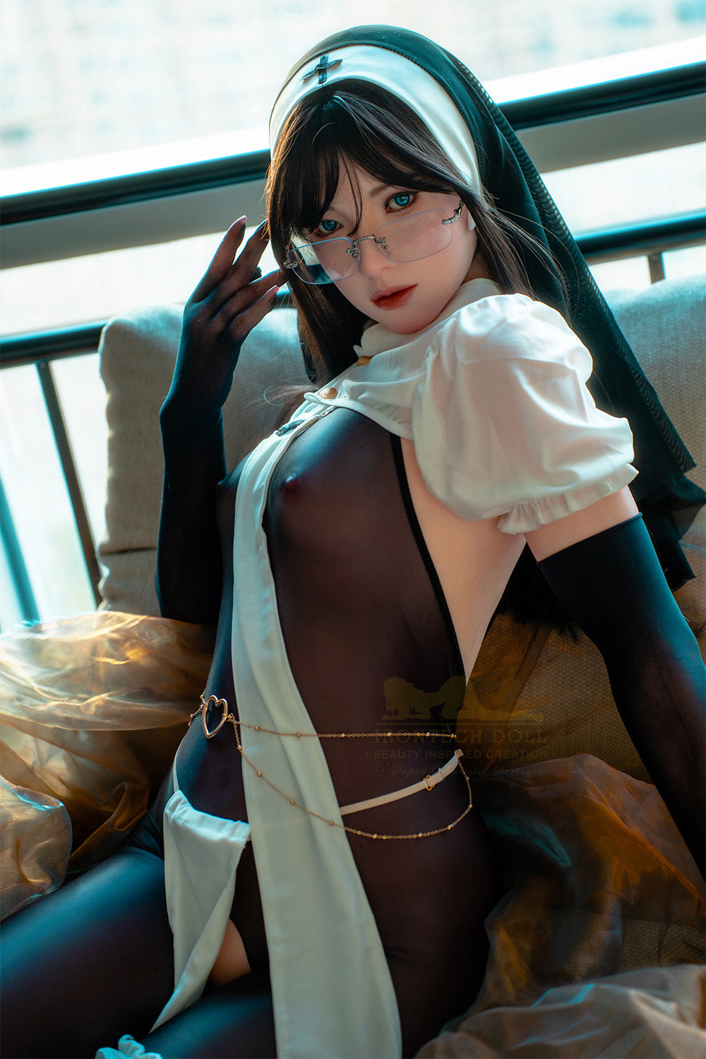 Irontechdoll Logan 162cm Full Silicone Small Breasts Real-life Asian Sex Doll For Sale NO.1066