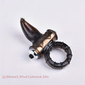 Men's And Women's New Product Tongue Licking Erotic Adult Vibration Lock Essence Vibration Crystal Vibration Cover Ring Adult Sex Toy Supplies