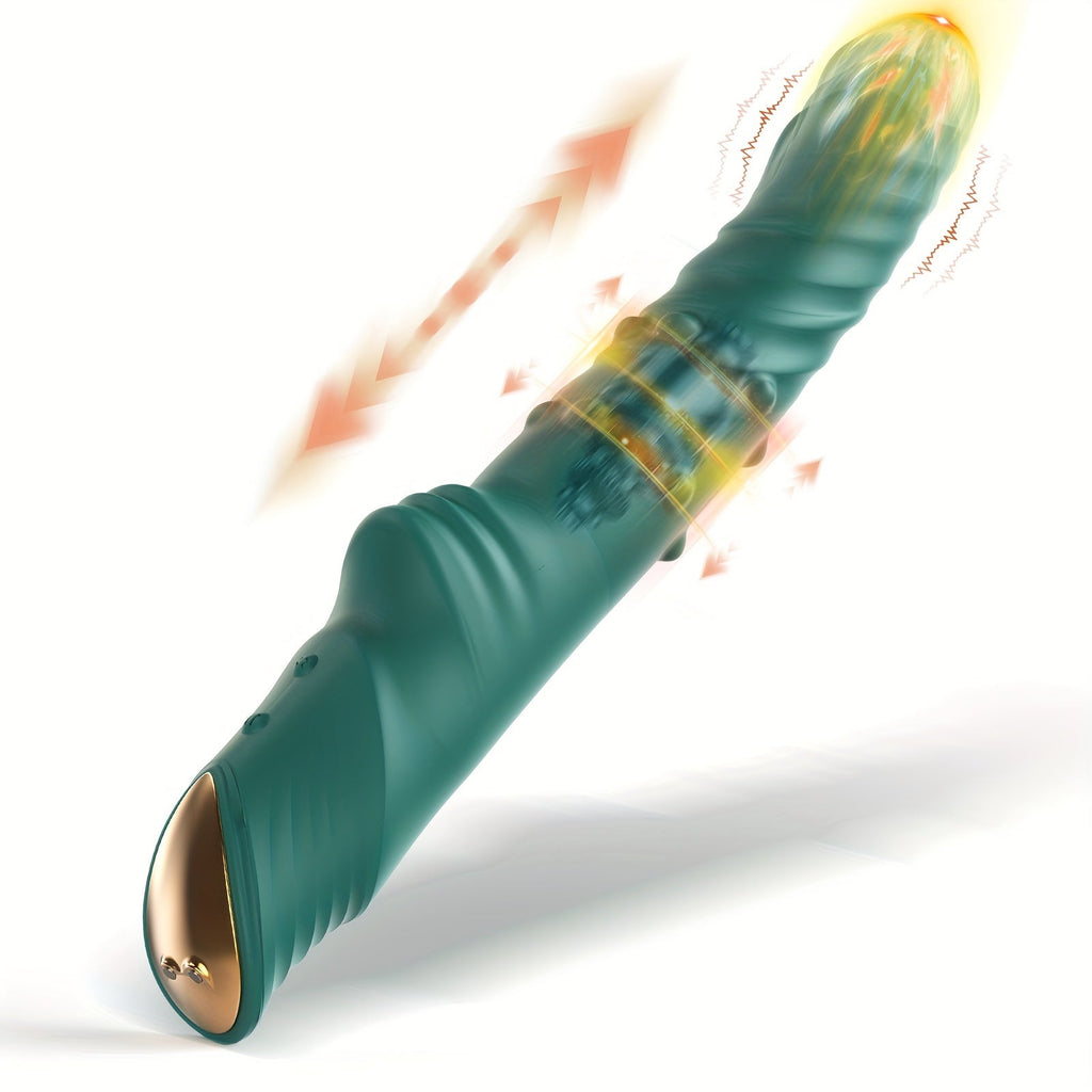 Thrusting Dildo Vibrator. Realistic Dildos With Beaded Push Aside & Pinching. Female Vibrators With Deep Thrust. Sex Toys For Women. G Spot Vagina Massage. Vibrating Anal Plugs Butt Clitoris Stimulator. Adult Product Supplies