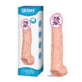 25CM Large Penis Extension Sleeve Reusable Soft and Stretchable Delayed Ejaculation Condoms Male Dildo Extender Male Sex Toys