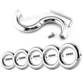 28-50mm Stainless Steel Penis Ring Scrotum Pendant Ball Stretcher Penis Enhancer Restraint Metal Cock Ring Sex Aid Toys for Men