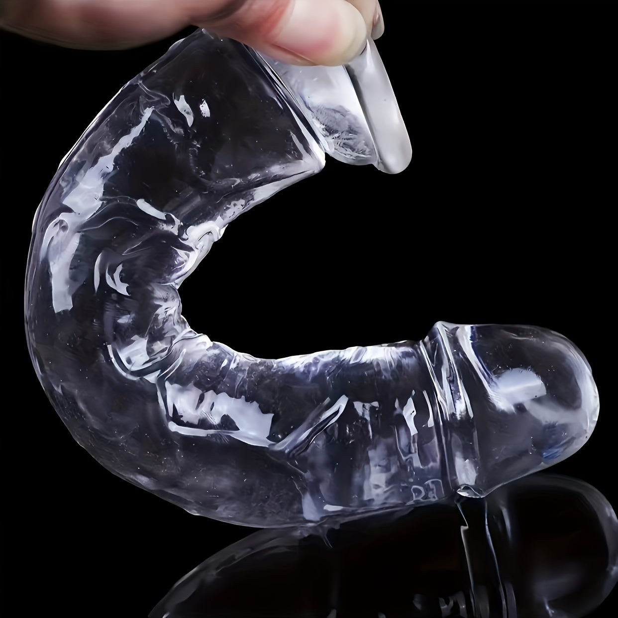 Transparent Big Dick 6 Sizes Realistic Jelly Dildo Women Gay Anal Sex Toys Masturbators Penis Suction Cup