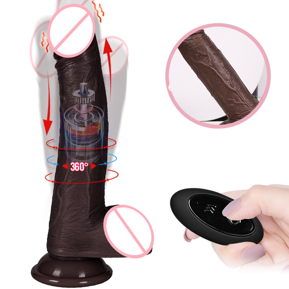 Automatic Masturbation Dildo for Women Heating Orgasm Vibrating Penis for Couples