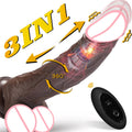 Automatic Masturbation Dildo for Women Heating Orgasm Vibrating Penis for Couples