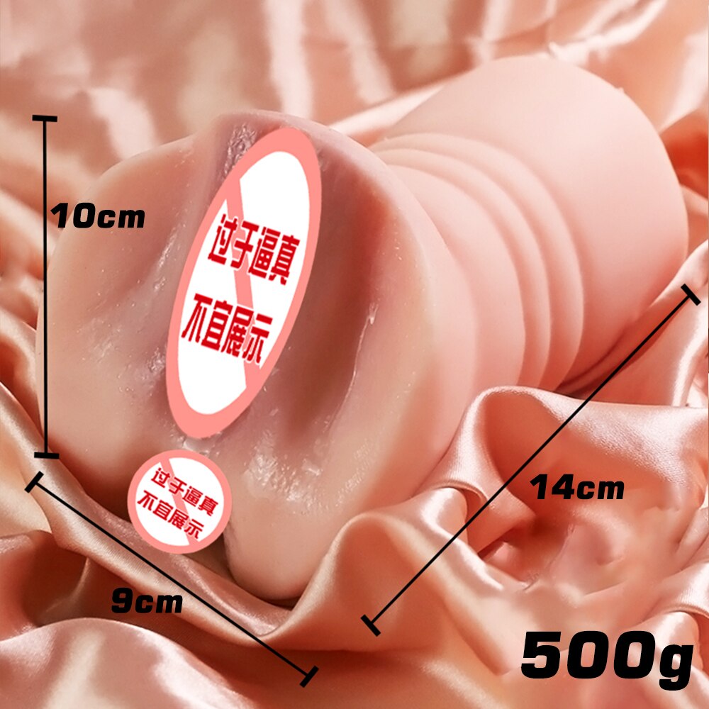 จิ๋มกระป๋องสำหรับผู้ชายซิลิโคนสำหรับผู้ใหญ่อุปกรณ์ช่วยตัวเองทางช่องคลอดเซ็กซ์ทอย3มิติสำหรับผู้ชาย