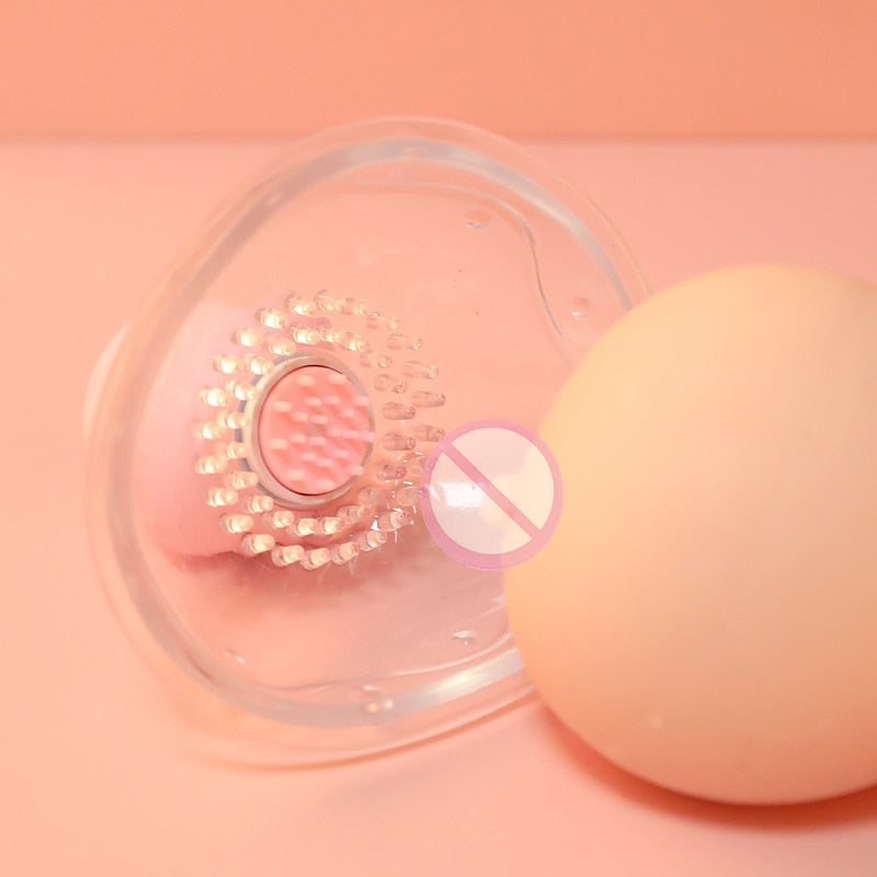 3 Accessories Rotating Stimulation Nipple Vibrator Female Masturbation Breast Enlargement Licking Bra Massager Sex Toy for Women