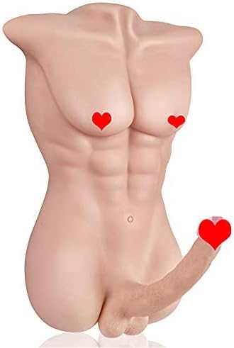 Male Sex Doll for Women with Big Realistic Dildo Sex Toys Male Torso Penis Sex Dolls with Tight Anal Sex for Female Masturbation Threesome Couple Sex Fun Unisex Toys. 18.74LB