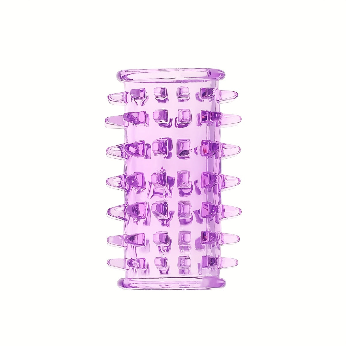 2.72inch Purple Penis Sleeve. Waterproof And Skin-friendly TPE Material. Prickly Texture Design. Physical Sensitivity Reduction. Enhance Erect. Delay Ejaculation Lasting Ring. Sex Toys For Men Or Couples