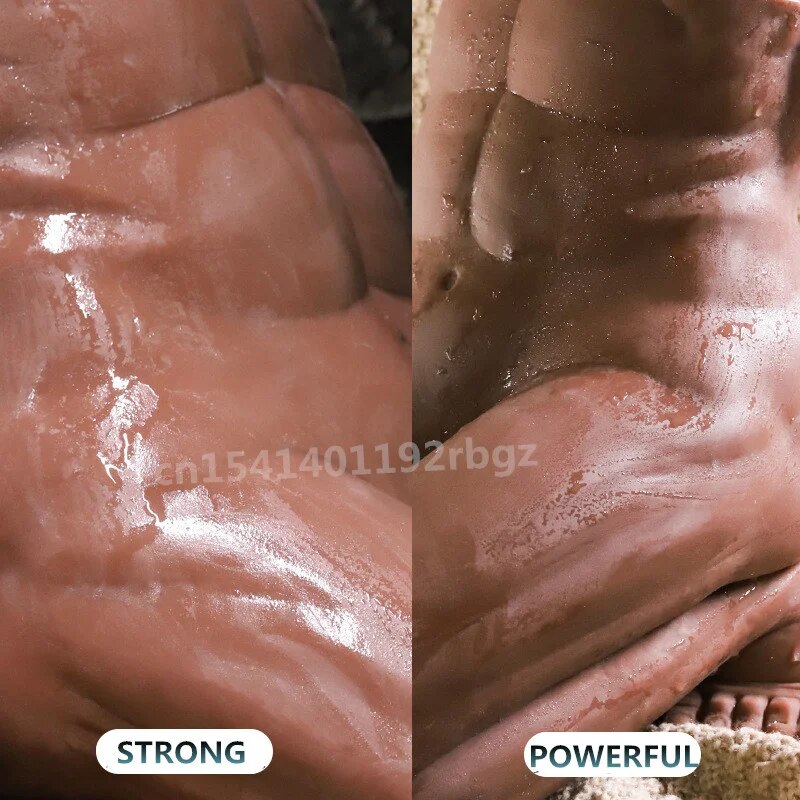 3D ชาย Kneeling ท่าทาง Lower Body ตุ๊กตาขนาดใหญ่อวัยวะเพศชายหญิงสำเร็จความใคร่ Dildo Strong กล้ามเนื้อขาผู้ใหญ่เซ็กซ์ทอยสำหรับชาย
