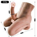 3D ชาย Kneeling ท่าทาง Lower Body ตุ๊กตาขนาดใหญ่อวัยวะเพศชายหญิงสำเร็จความใคร่ Dildo Strong กล้ามเนื้อขาผู้ใหญ่เซ็กซ์ทอยสำหรับชาย