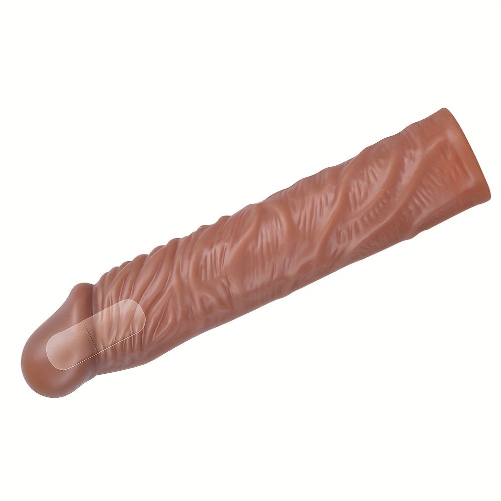 Wearable Dildo Cover Simulated Penis Cover Long Sex Toy Wolf Tooth Cover Single Mouth Long