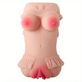 Male masturbator realistic. with 3D realistic vaginal and tight anal sex stroker. portable meat light sex doll adult male sex toy for male sexual pleasure cute styling Relax soothing toy. elastic soft toy gift