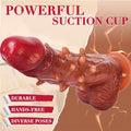 Adjustable Rotation Dildo: 9.1 Vibration Realistic G-Spot Anal Stimulation. 360° Rotation. Remote Control.. Latex. Battery Powered. 1200mAh Li-ion Battery. Liquid Silicone