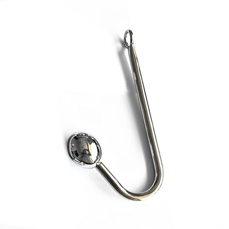 4Size Stainless Steel Anal Balls Dilator Anal Hook Buttplugs Anus Stretcher Butt Plug Prostate Adult Game Sex Toys for Men Woman