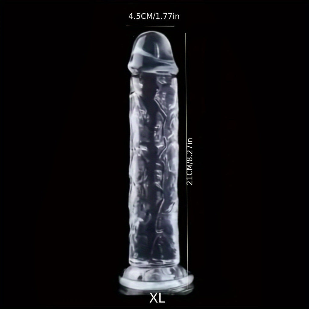 Transparent Big Dick 6 Sizes Realistic Jelly Dildo Women Gay Anal Sex Toys Masturbators Penis Suction Cup