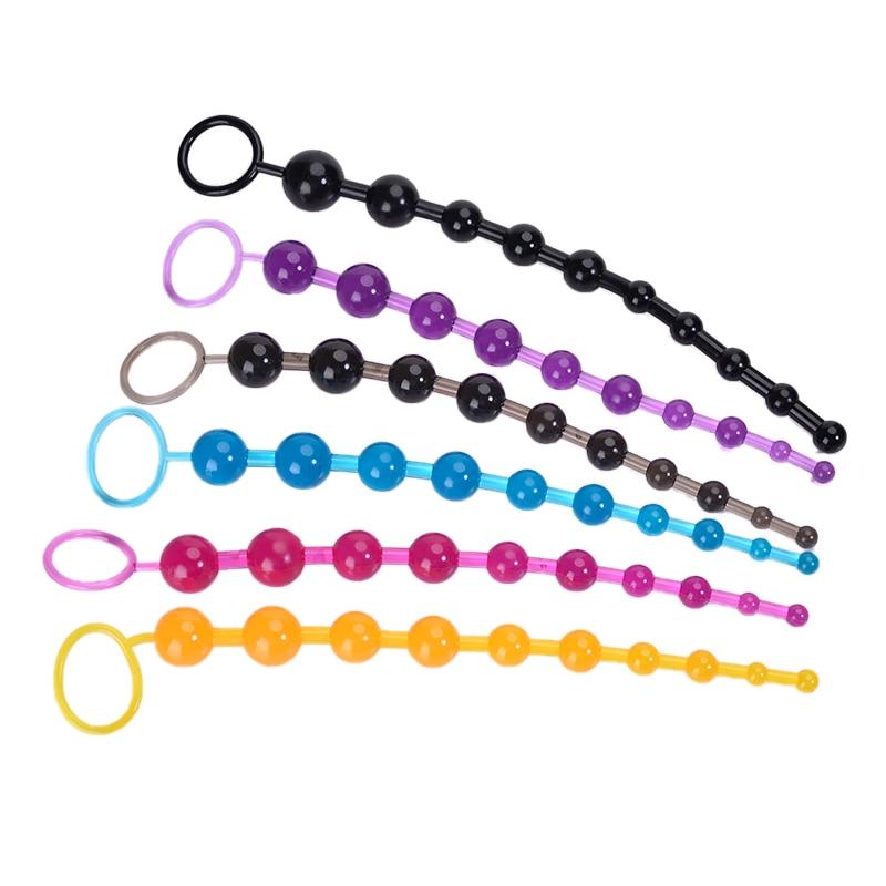 5 Colors Vibrator Anal Beads Butt Plug Stimulator Massager Sex Toy for Women Anal Balls Butt Plug Toys for Beginners Sex Tools