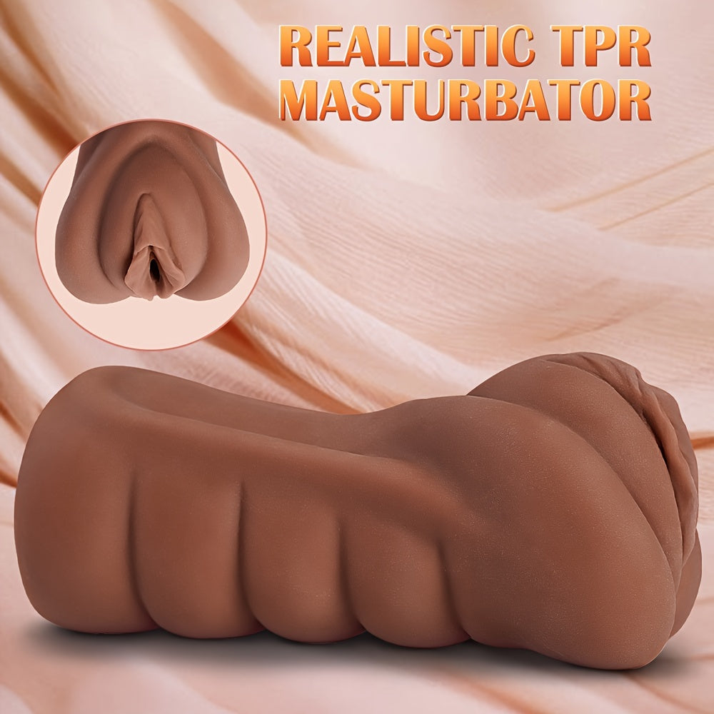 สัมผัสความสุขสมจริง: กระเป๋าอวัยวะเพศชายช่วยตัวเอง 1 ชิ้น – วัสดุ TPR เป็นมิตรกับผิว หนังเทียมช่องคลอด 3 มิติ สำหรับผู้ชาย