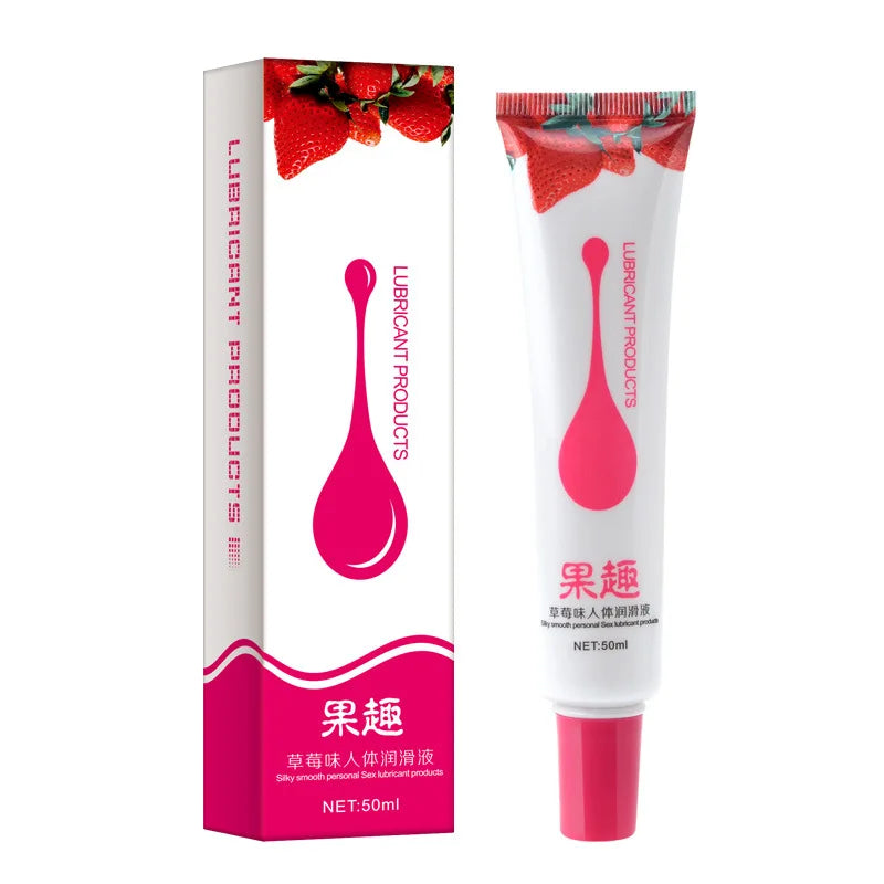 50ML Fruity Sex Lubricant Sex Tooys for Men Anal Sex Lubricating Oil Pure Natural Oral Sexual Lube Adult Toys Female Sexshop