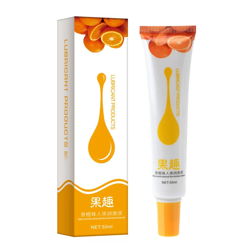 50ML Fruity Sex Lubricant Sex Tooys for Men Anal Sex Lubricating Oil Pure Natural Oral Sexual Lube Adult Toys Female Sexshop