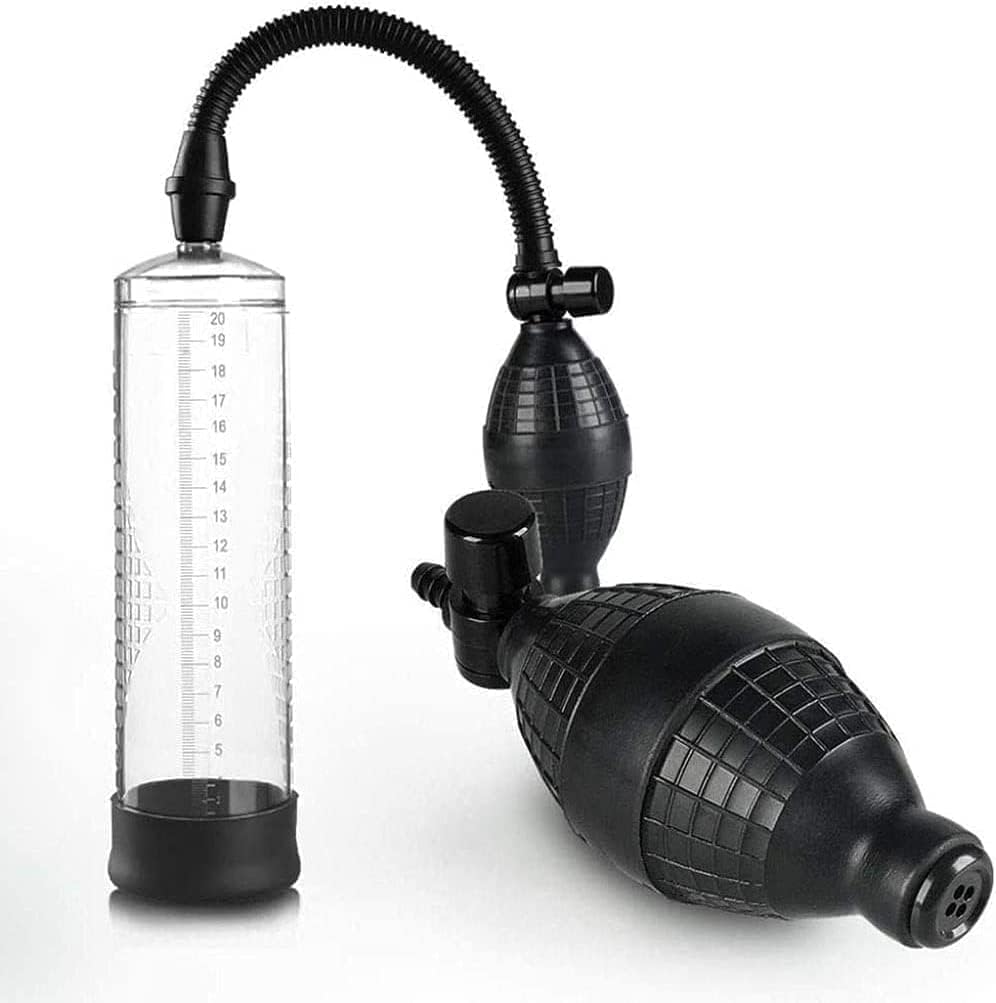 Men's Vacuum Pump Plus Pump Men's Enhanced Growth Pump 118511T Pen Cup Stable Professional Set Solid Vacuum Pump Home Performance Pump (Transparent/BB)