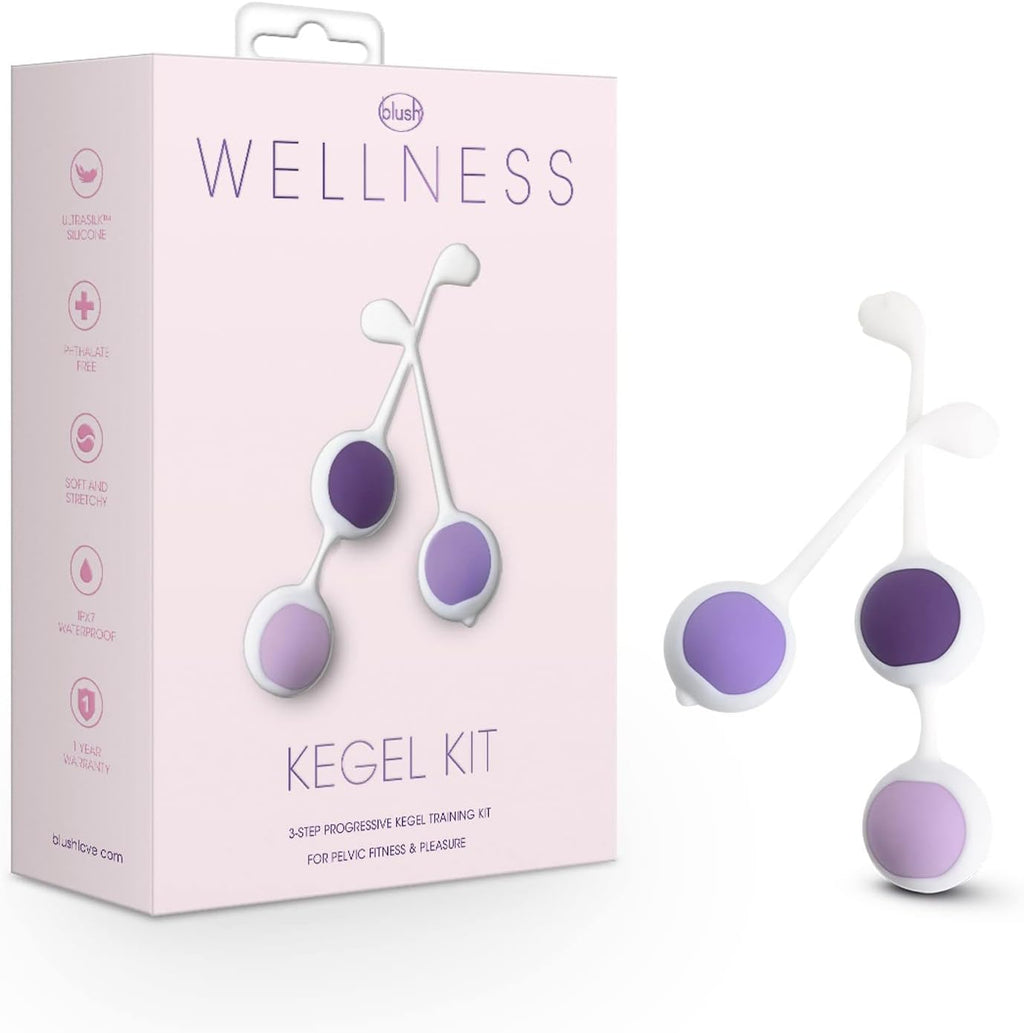 Blush Wellness Dual Sense - Innovative Touch Sensitive Ultra Soft Silicone Massage Wand - Target Sore Muscles- 10 Powerful Rumbly Vibration Functions On Both Ends of Massager - IPX7 Waterproof