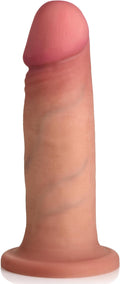 Jock 6 Dual Density Dildo for Men. Women. & Couples. Body Safe Ultra Realistic Premium Silicone Dildo. 1 Realistic Dildo 6 Inches Light.