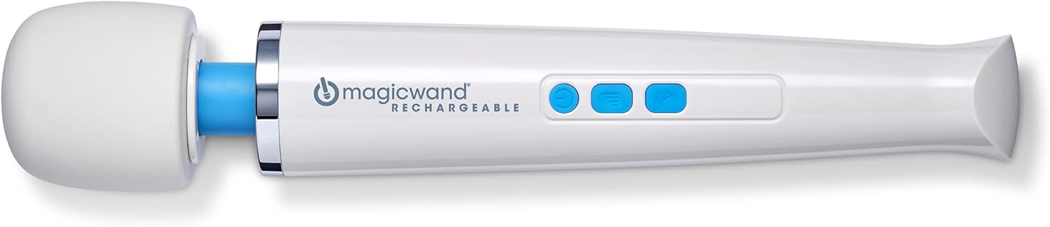 Magic Wand Mini HV-135 - Cordless - Compact Multi-Speed with Soft Silicone Head & Flexible Neck - Personal Massagers for Women. Neck. Hand. Back. Muscle. and Head Massager