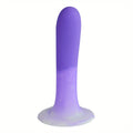 Purple Silicone Adult Toy with Suction Cup for Hands-Free Play. 5.9 Inch Slim Female Sex Toy Dildo for Beginners. Adult Sex Toys for Men and Women. Anal Masturbator. Anal Expansion. Liquid Silicone Material. No Battery Needed. Non-Latex