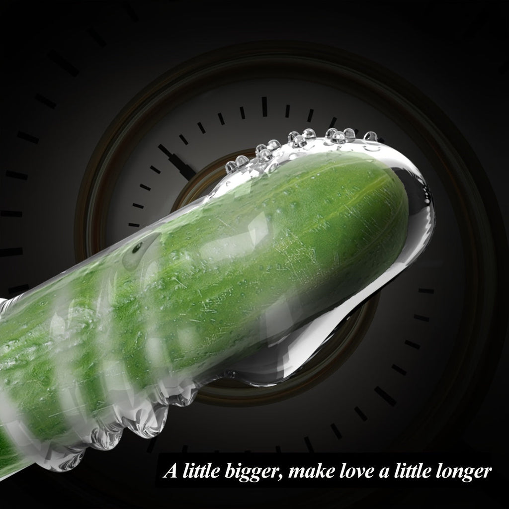 2pcs Transparent Permanent Empty Penis Sleeve. Soft Elastic TPE Material. Delayed Ejaculation Penis Ring. Reusable Dildo Penis Sleeve. Granular Texture Penis Extender. Physical Sensitivity Reduction. Penis Expansion For Men And Couples To Use Sex Toy