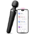 LOVENSE Domi 2 Wand Massager for Women Men. Classic Wand Vibrator. Powerful Stimulator with Dual Rotating Head. Bluetooth App Controlled. Customizable Vibrations Partner Play