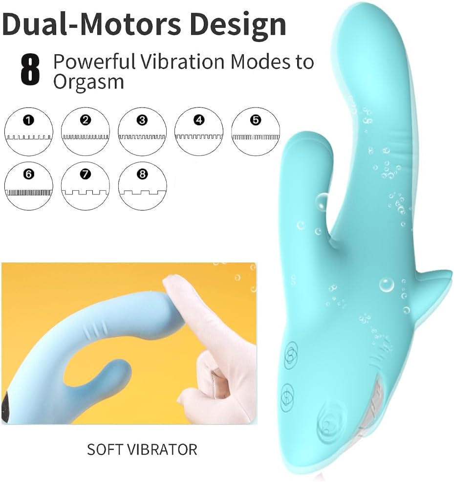 Super Quiet Portable Massage Device Deep Massager Rechargeable with Handheld Electric High Intensity. Electric Vibrators Massagers for Portable Full Body Relaxation Vibrating Massage Tools (Blue)