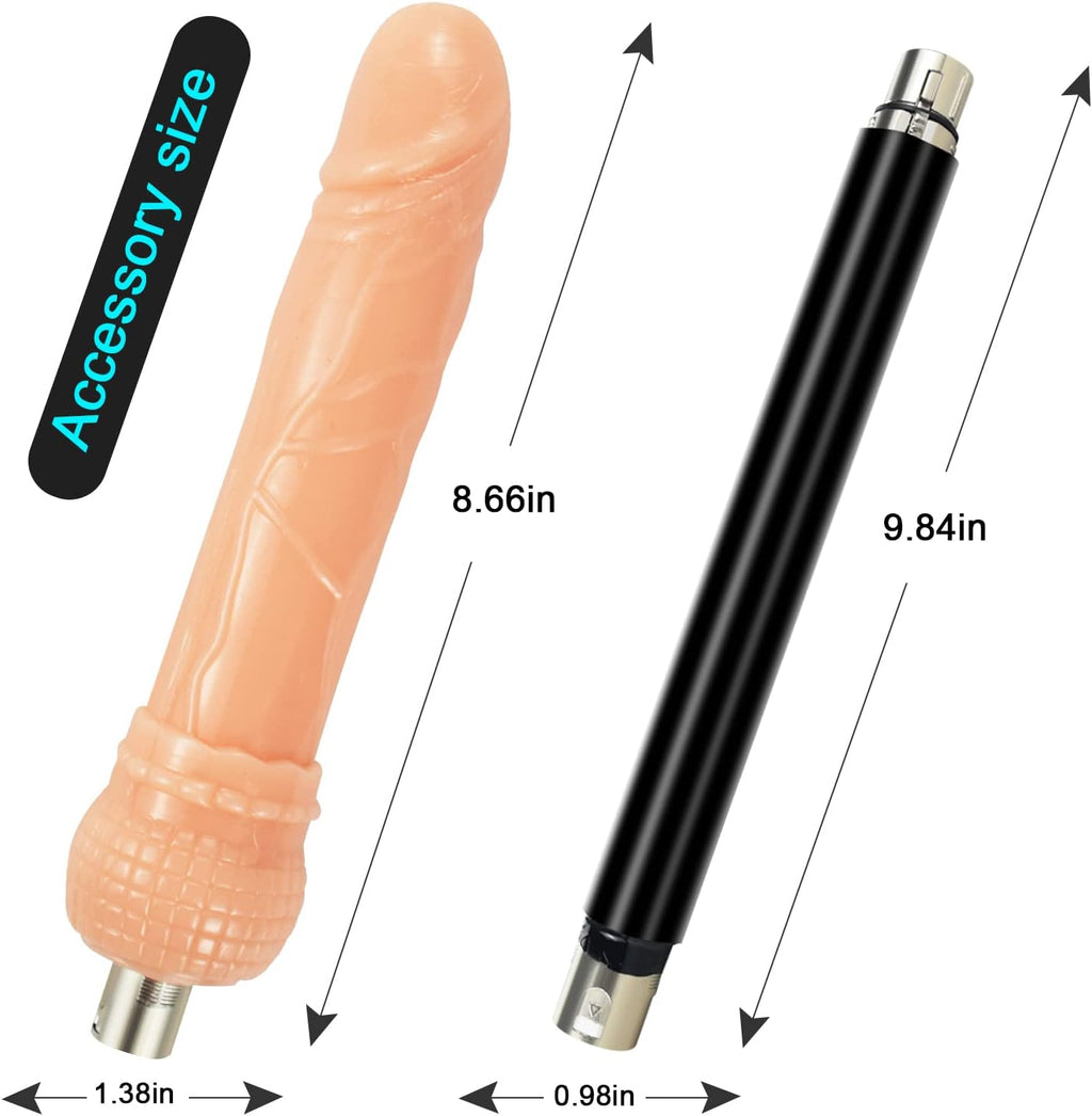 Sex Machine.Automatic Thrusting Dildo Machine with 3XLR Attahcments.Adjustable Sex Toys for Women Men and Couples