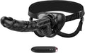 Strap-on Realistic Vibrating Dildo Wearable Harness with Bullet Vibrator. Detachable Silicone G Spot Stimulator. Vagina Massager Female Masturbator Sex Toys for Women Lesbian Couple (Flesh)