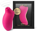 LELO SONA 2 Sonic Waves Clit Sucker. Waterproof Clit Vibrator Oral Stimulator Vibrator for Women for Deeper Satisfaction. Cerise