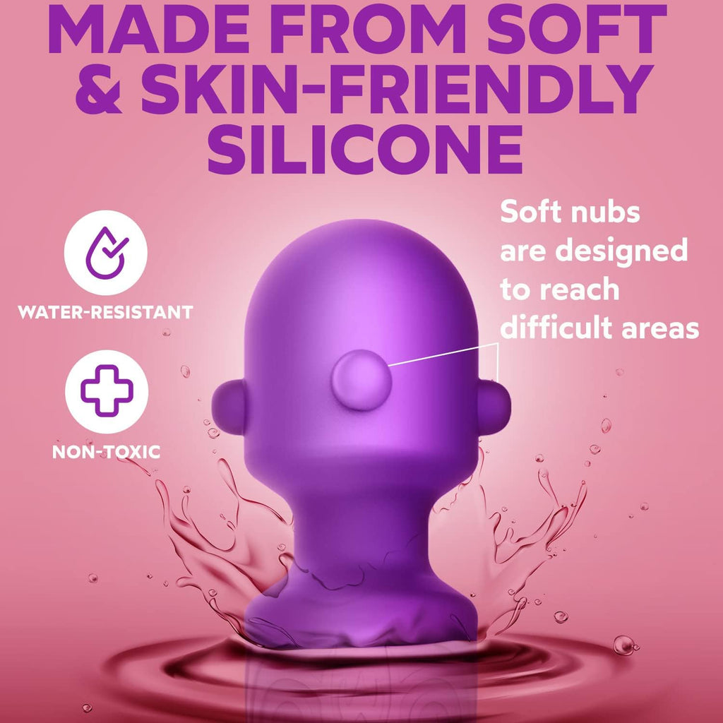 7+ Personal Massager - Cordless. Therapeutic & Rechargeable Mini Stress Relief Silicone - for Foot Back Neck - Upgraded Memory 5 Speeds 20 Patterns