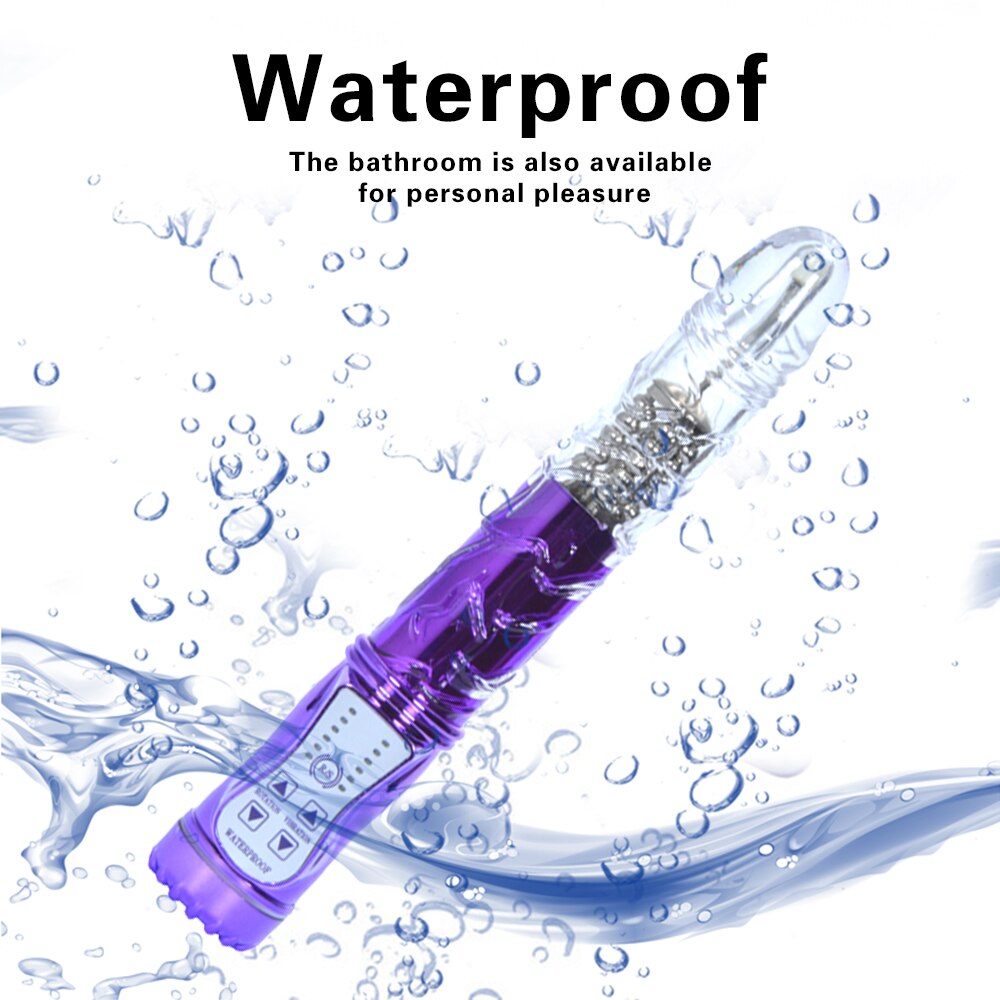 7 Frequency Vibration Female Masturbation Device Vibration Swing Frequency Conversion Black Overlord AV Turn Bead Bar