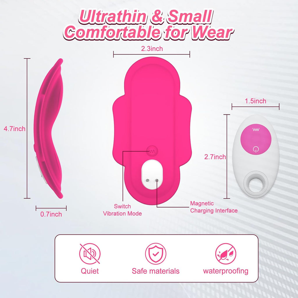 Wearable Panty APP Remote Control Vibrators Adult Sex Toys for Women or Couples. Clitoral Mini Egg Bullet Butterfly Vibrator Rose Toy. G Spot Dildo Vagina Stimulator with Tongue Licking Sex Machine