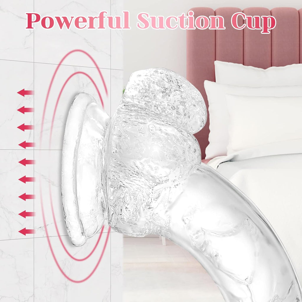 7.3 inch Soft dilod. Dildos.Realistic Dildo. Human Safety Material. with Powerful Suction Cups. Suitable for Women/Men/Gay. Adult Toys for Women or Beginer